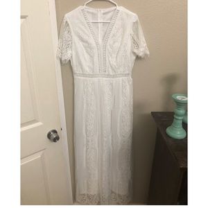 White Lace Maxi